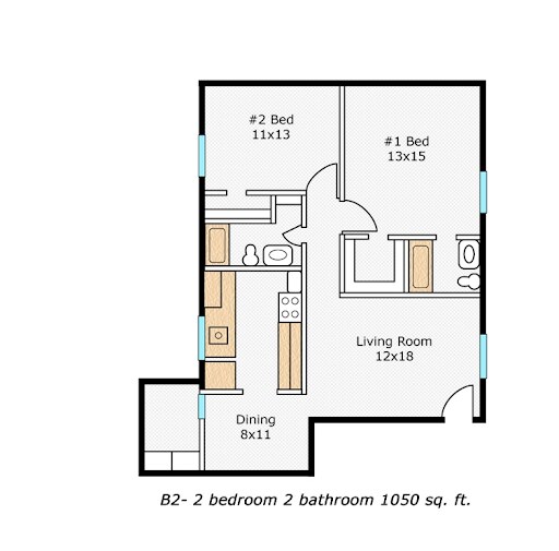 Unit 233 133 floor plan